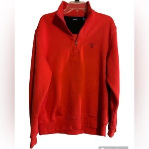 NWOT Izod Partial Zippered Sweatshirt